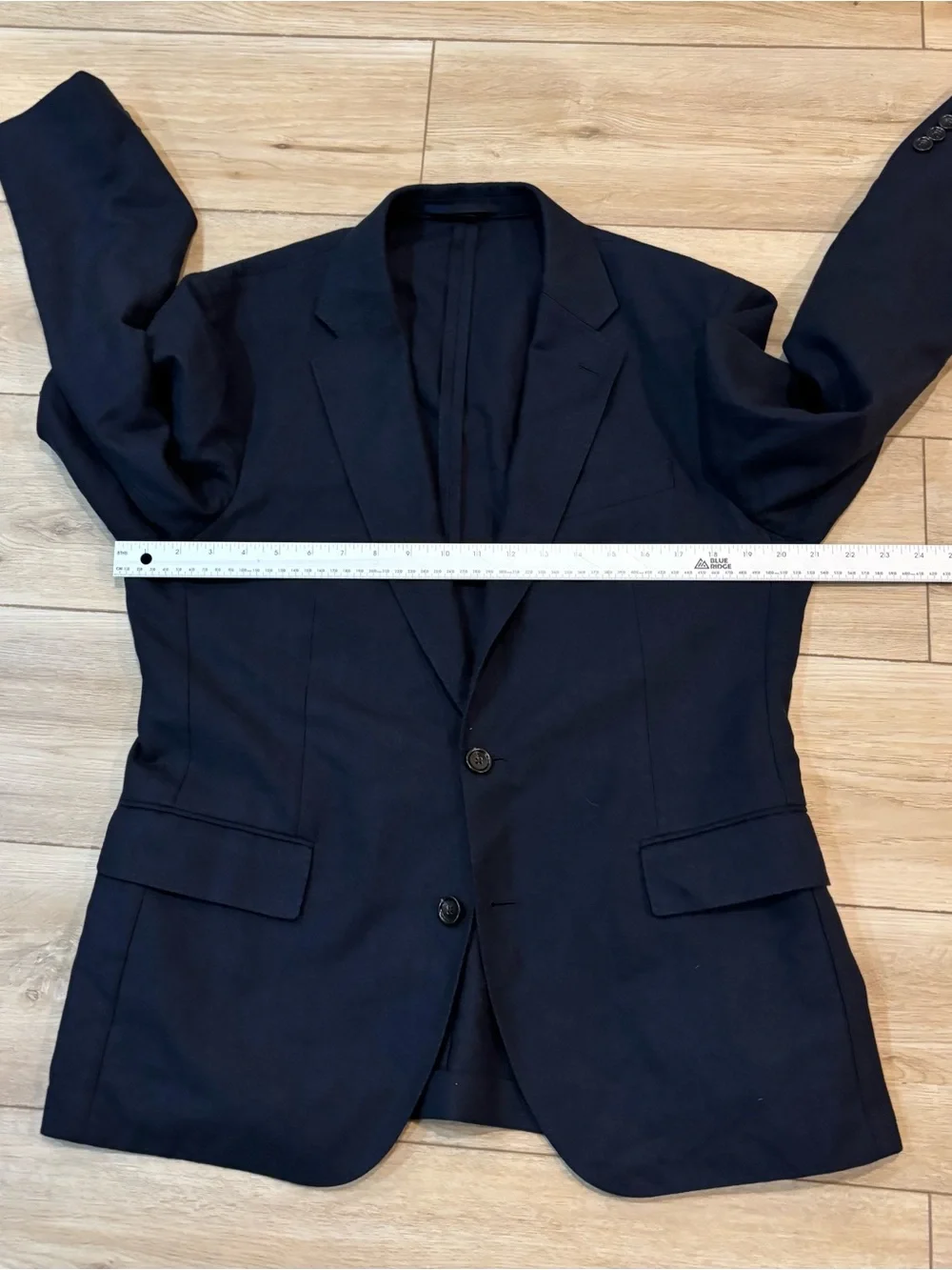 J. Crew Ludlow Blazer in Navy blue 40S slim fit wool cotton blend from England